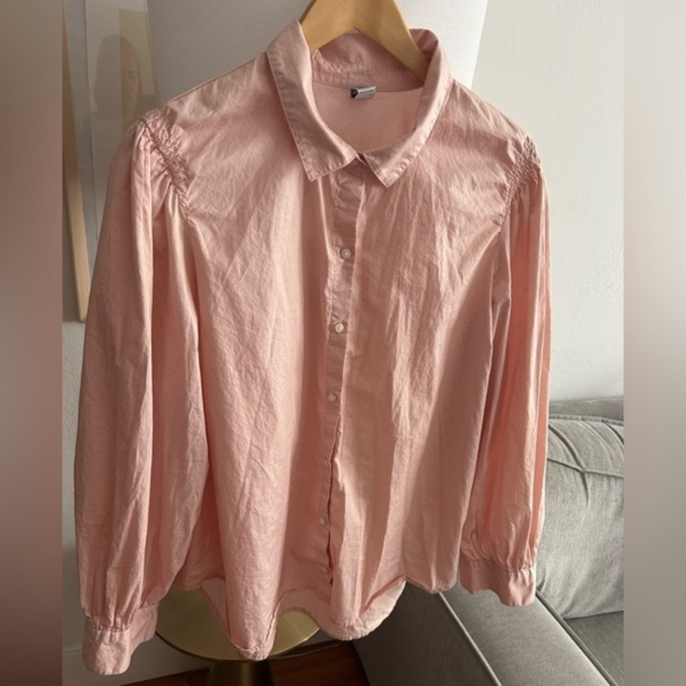 Pink Coastal Summer Shirt  XXL cotton Preppy Casual Confort